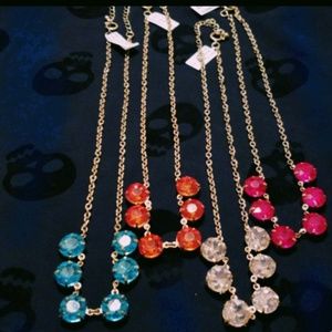 Set of 4 Colorful Necklaces